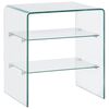 vidaXL Salontafel 50x40x56 cm gehard glas