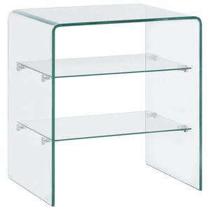 vidaXL Salontafel 50x40x56 cm gehard glas