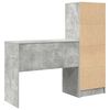 vidaXL Bureau met lade 2 pcs Beton Grijs