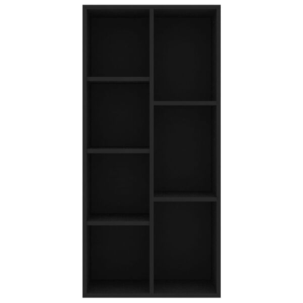 vidaXL Boekenkast 50x25x106 cm bewerkt hout zwart