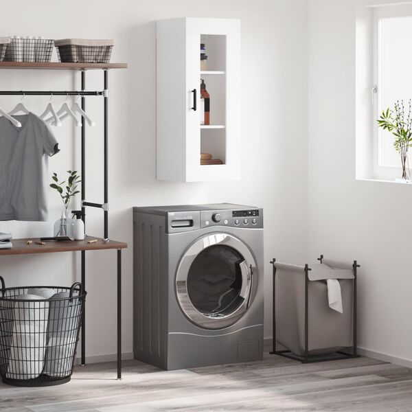 vidaXL Bovenkast 34,5x34x90 cm wit