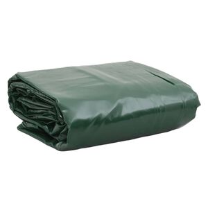 vidaXL Dekzeil 650 g/m&sup2; 1,5x10 m groen