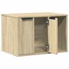 vidaXL Kattenbakkast 60x40x40 cm bewerkt hout sonoma eikenkleurig