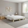 vidaXL Bedframe pallet massief grenenhout 180x200 cm