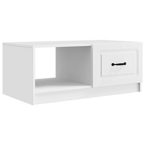 vidaXL Salontafel Wit 90 x 50 x 37 cm Bewerkt hout
