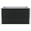 vidaXL Plantenbak verhoogd 100x100x45cm gegalvaniseerd staal antraciet