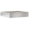 vidaXL Gazonrand 60 x 60 x 13 cm Roestvrij staal zilver