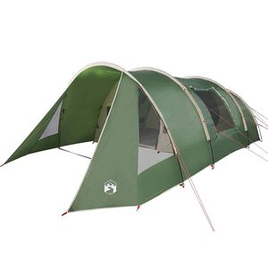 vidaXL Tunnel Tent 5-Person met dak Groen en Wit 805 x 405 x 211 cm