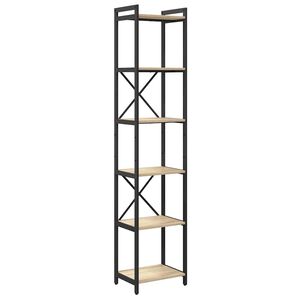 vidaXL Boekenkast Sonoma Eiken 40 x 30 x 189,5 cm Bewerkt hout