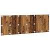 vidaXL Hoofdbord wandmodel 240x1,5x80 cm bewerkt hout oud houtkleurig