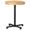 vidaXL Bistrotafel rond &Oslash;60x75 cm ruw mangohout