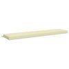 vidaXL Bankkussen SOEST 100% Polyester Cr&egrave;mekleurig 170 x 40 x 8 cm