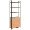 vidaXL Boekenkast Artisan Eiken 60 x 24 x 161 cm Bewerkt hout