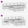 vidaXL Sofa-Sets 9 pcs Naturel Massief Acaciahout