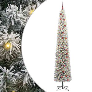 vidaXL Kunstkerstboom Groen 300 cm PVC en Staal en Kunststof
