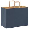 vidaXL Papieren zakken 250 st met hengsels 32x17x25 cm blauw