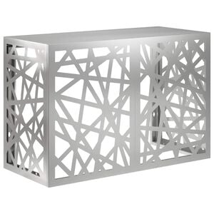 vidaXL Airconditioner hoes zilver 90 x 40 x 60 cm Gegalvaniseerd staal