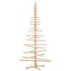 vidaXL Kerstdecoratie kerstboom 210 cm massief grenenhout