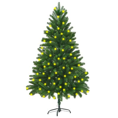 vidaXL Kunstkerstboom met verlichting 180 cm groen