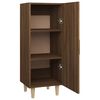 vidaXL Dressoir 34,5x34x90 cm bewerkt hout bruin eikenkleur