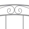 vidaXL Bedframe metaal grijs 160x200 cm
