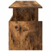vidaXL TV-standaard Gerookt eiken 102 x 35 x 45 cm Bewerkt hout