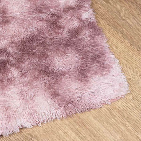 vidaXL Hoogpolig vloerkleed NAVARRA 240x340 cm polyester stoffig roze