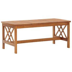 vidaXL Salontafel 102x50x43 cm massief acaciahout