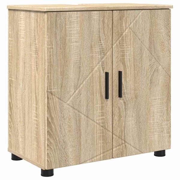 vidaXL Badkamer Kast met opslag Sonoma Eiken 61 x 35 x 64 cm