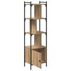 vidaXL Boekenkast Artisan Eiken 44,5 x 30 x 154,5 cm Bewerkt hout