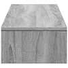 vidaXL Monitorstandaard met lades 100x27x15 cm hout grijs sonoma eiken