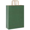 vidaXL Papieren zakken 50 st met hengsels 32x12x42 cm groen