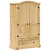 vidaXL Kledingkast "Corona" 101x52x170 cm massief grenenhout