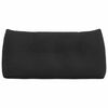 vidaXL Rugkussen Zwart 100 x 24 x 50 cm Fluweel