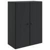 vidaXL Wandkast Zwart 66 x 34,5 x 90 cm Bewerkt hout