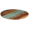 vidaXL Tafelblad rond 15-16 mm 60 cm massief gerecycled hout