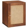vidaXL Badkamerkast Bruin 38 x 33,5 x 48 cm Bewerkt hout