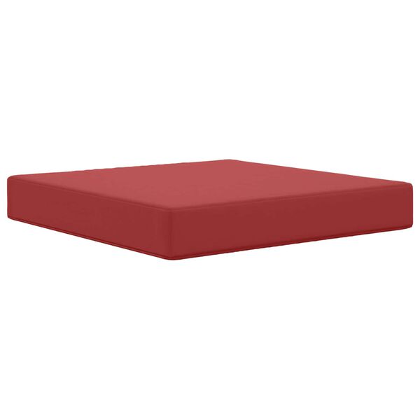 vidaXL Buiten bankkussen 2 pcs Wijnrood Polyester