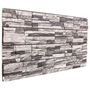 vidaXL Wandpanelen 10 st 100 x 50 cm Donkergrijs en lichtgrijs