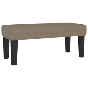 vidaXL Bankje 70x30x30 cm stof taupe