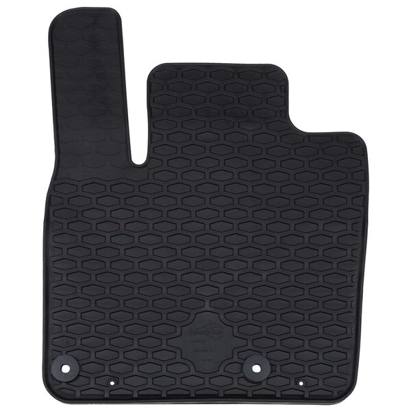 vidaXL Autobodemmat 4 pcs Zwart geschikt voor Nissan QASHQAI TPE