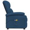 vidaXL Sta-op-massagestoel stof blauw