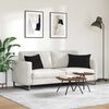 vidaXL Sofa Kussens 2 stuks Zwart 60 x 40 cm Cordstof