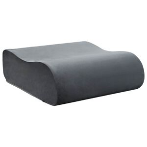 vidaXL Zitkussen Effen Grijs 40 x 40 x 13 cm PU Schuim