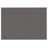 vidaXL Verzwaringsdeken 138x200 cm 10 kg stof grijs