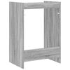 vidaXL Wasmachinekast Grijs Sonoma 67,5 x 48 x 97 cm Bewerkt hout