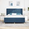 vidaXL Boxspring bed met matras Blauw 180 x 200 cm Stof