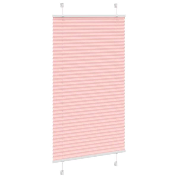 vidaXL Pliss&eacute; rolgordijn 80x150 cm stofbreedte 79,4 cm polyester roze