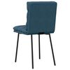 vidaXL Eetkamerstoelen 4 st fluweel blauw