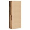 vidaXL Highboard Oud hout 70 x 42,5 x 185 cm Bewerkt hout